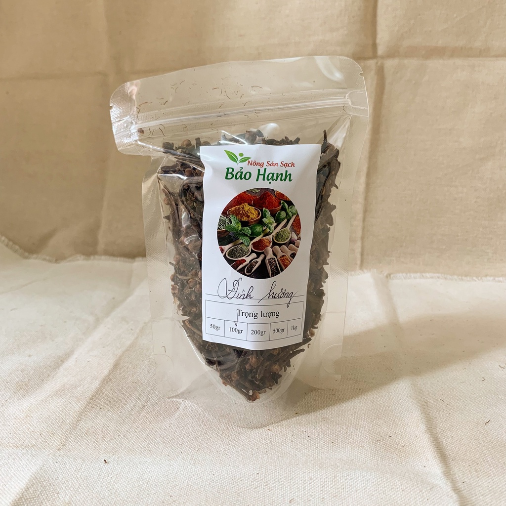 Nụ đinh hương khô thượng hạng 100-500gr Cloves Whole BH Spices gia vị nấu phở BHS018