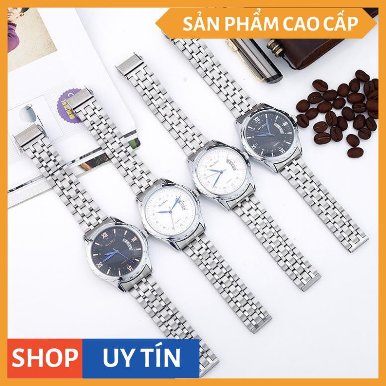 [TẶNG KÈM VÒNG TAY,PIN,CHỐT] ĐỒNG HỒ NAM MCYKCY DÂY THÉP KHÔNG GỈ CAO CẤP (BẠC, MẶT ĐEN) [HÀNG CAO CẤP] | BigBuy360 - bigbuy360.vn