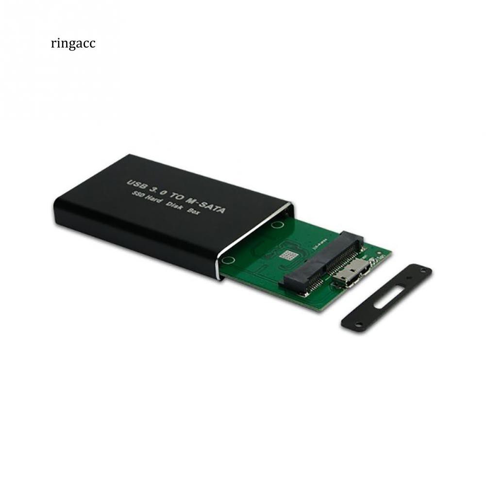 Ổ cứng MSATA - USB 3.0 SSD vỏ nhôm kèm phụ kiện