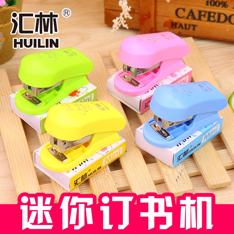 Set 2 Dụng Cụ Bấm Giấy Mini Họa Tiết Hoạt Hình Sáng Tạo Dễ Thương