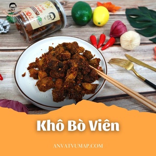 [ANVATVUMAP - NHÀ LÀM 100%] Khô Bò Viên Cay Mềm 300gr - Loại Siêu Ngon Đậm Vị Loại Ngon