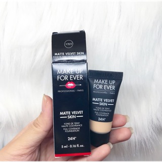 Kem nền Make Up For Ever - Matte Velvet Skin Full Coverage Foundation màu Y315 minisize 5ml