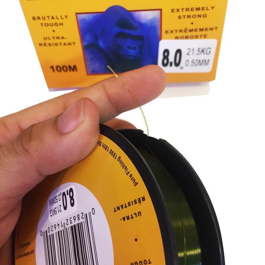 Dây Cước Câu Cá Gorilla - Cước Câu Cá Khỉ Mỹ, câu cá tra, có rô, cá trôi