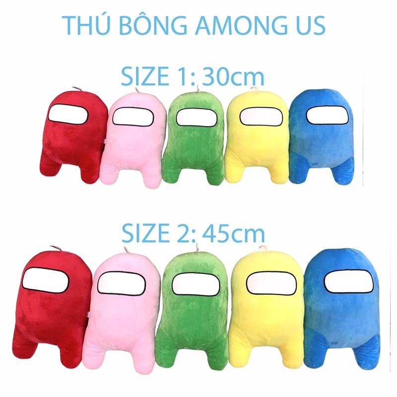 Gấu bông Among us (5 màu)