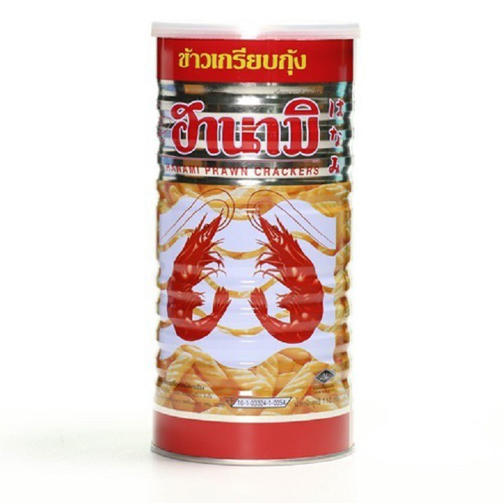 Snack Tôm Hanami Thái Lan Lon 110gr