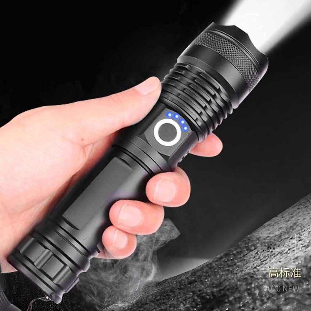 Đèn Pin LED USB Độ Sáng Cao Thiết Kế Thanh Lịch Tiện Dụng