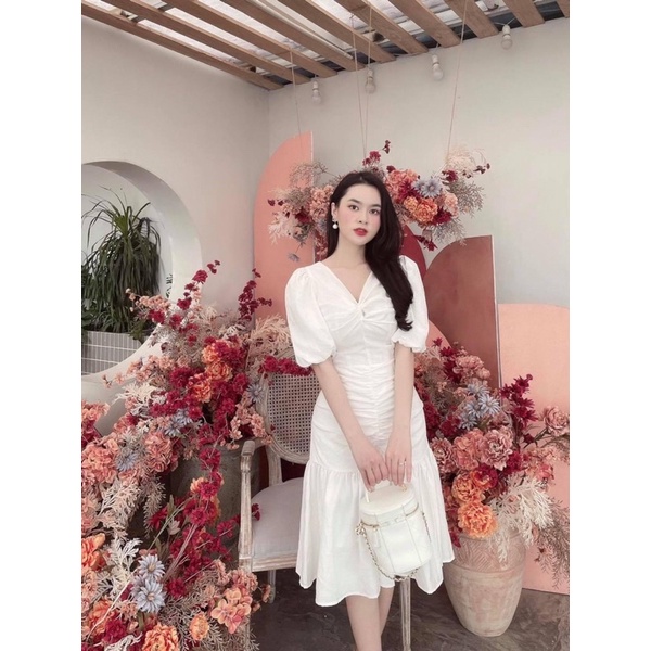 💥sỉ💥váy xanh-trắng cho con ti đuôi cá hàng đẹp