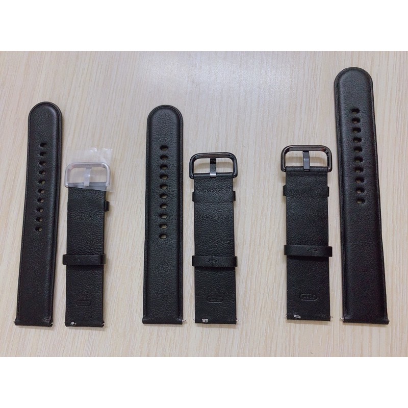 Zin bóc máy - Dây da thay thế cho đồng hồ Samsung 20-22mm SS Galaxy Watch/Active/Gear