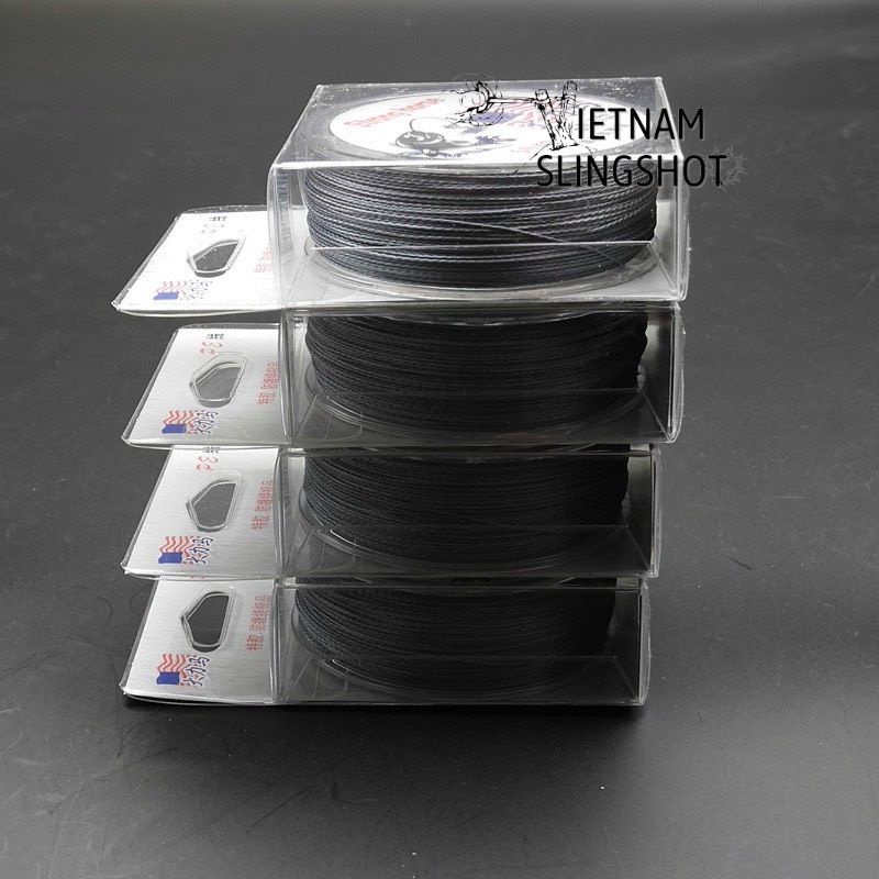[Hàng Chuẩn] Cuộn Dây Câu Cá Dài 50m -Đường Kính 0.5mm - Lõi Cước Bọc Dù Bên Ngoài - Đàn hồi Tốt - Lực Kéo 32kg - Mã 5.0
