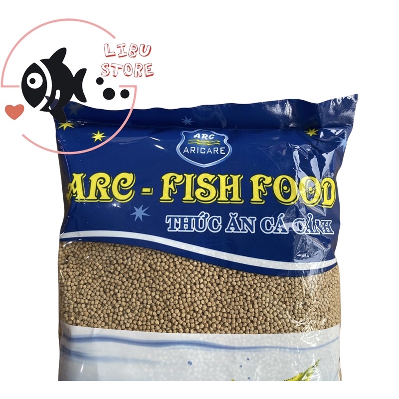 Thức Ăn Cho Cá Cảnh ARICARE Hạt Size 1mm - 500g