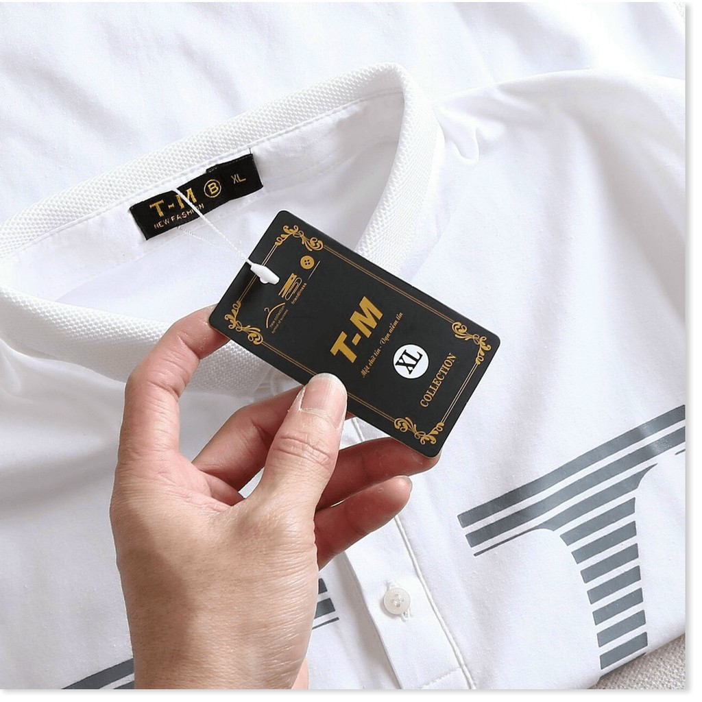 Áo Thun Nam Ngắn Tay Có Cổ Mẫu Mới Sang Xịn Mịn HP