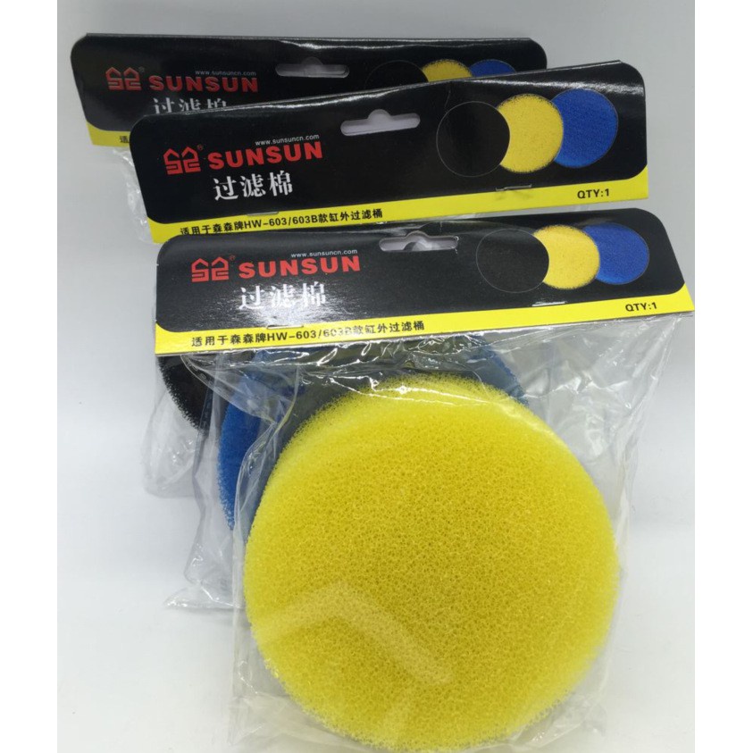 Bông thay thế cho Lọc Sunsun 603/603B/604/604b - Bông lọc - Phụ kiện máy lọc - Hồ cá cảnh - Bể thủy sinh