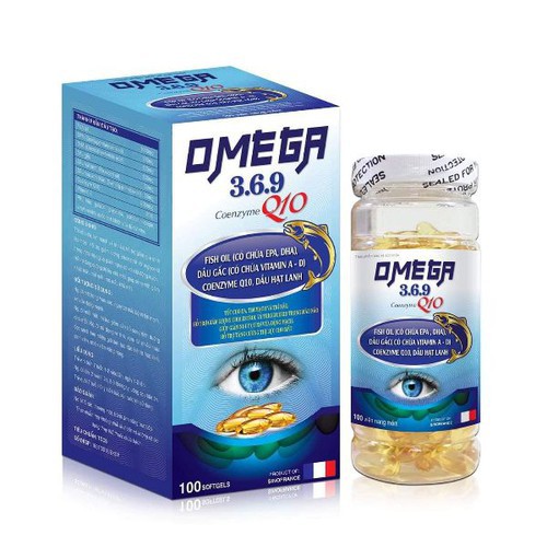 DẦU CÁ OMEGA 3.6.9 Bổ não Sáng mắt, Khỏe Tim Mạch (100 viên) ( Hàng chính hãng công ty NCT3 ) | Thế Giới Skin Care