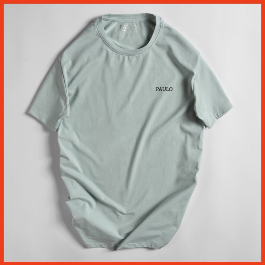 Áo thun nam cổ tròn  vải Cotton lạnh co giãn,dày dặn, form regular fit P01 loại 1