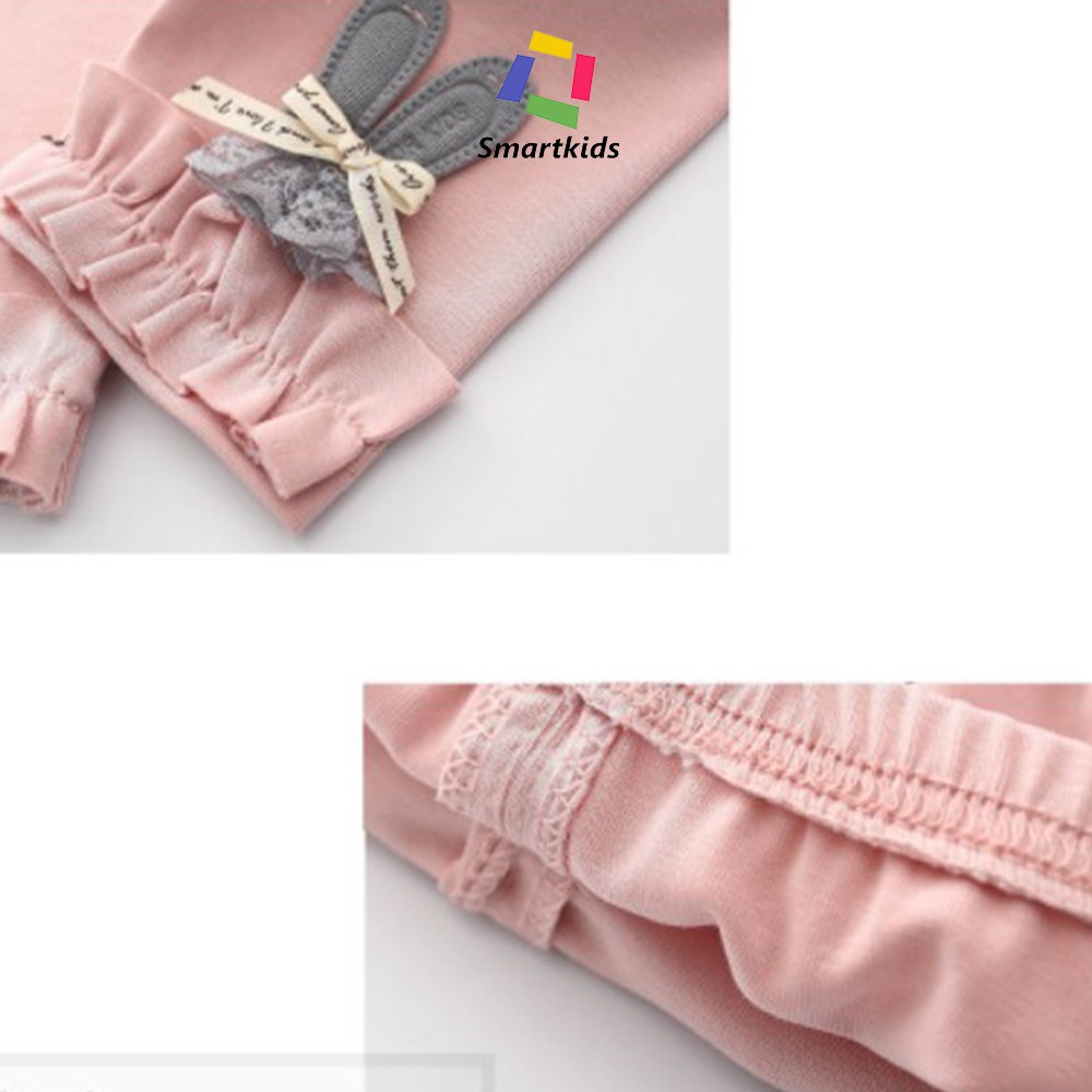 Quần legging bé gái - Quần legging cotton tai thỏ size nhí Smartkids TE2829-2830-2831-2832-2833