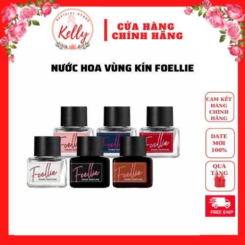 Nước Hoa Vùng Kín FOELLIE 5ml Nước Hoa Bím Thơm Lâu Giúp Cô Bé Bim Bim Thơm Nhẹ Nhàng Quyến Rũ Sexy