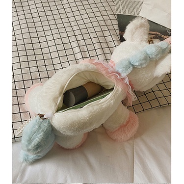 Túi đeo chéo gấu bông pony ngựa 1 sừng unicorn xinh xắn ulzzang hàng xịn Quảng Châu có sẵn
