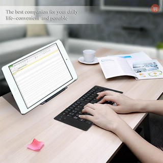 Bàn Phím Bluetooth Không Dây Gấp Gọn Cho Iphone Ipad Mac Ios Android Windows