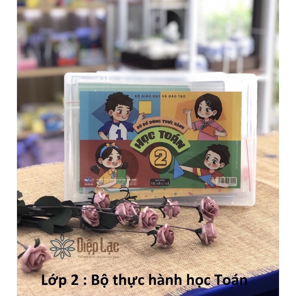 Bộ thực hành LỚP 2 (Học Toán / Bộ hình khối) TT mới nhất - Sỉ lẻ văn phòng phẩm Diệp Lạc