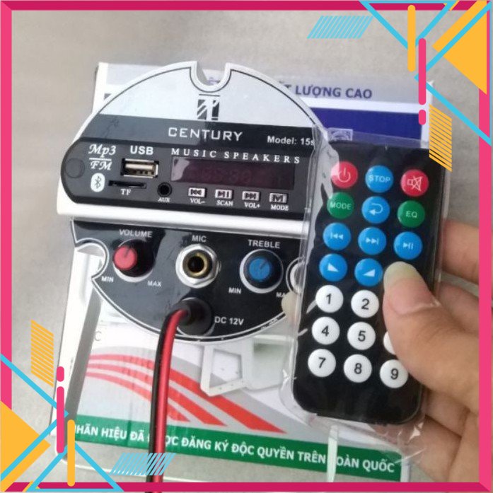 Loa Nén Liền Âm Ly 12V Có Bluetooth.