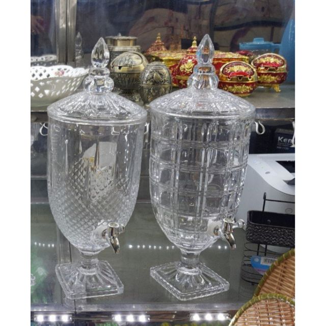 Bình thủy tinh cao cấp có vòi 5lit