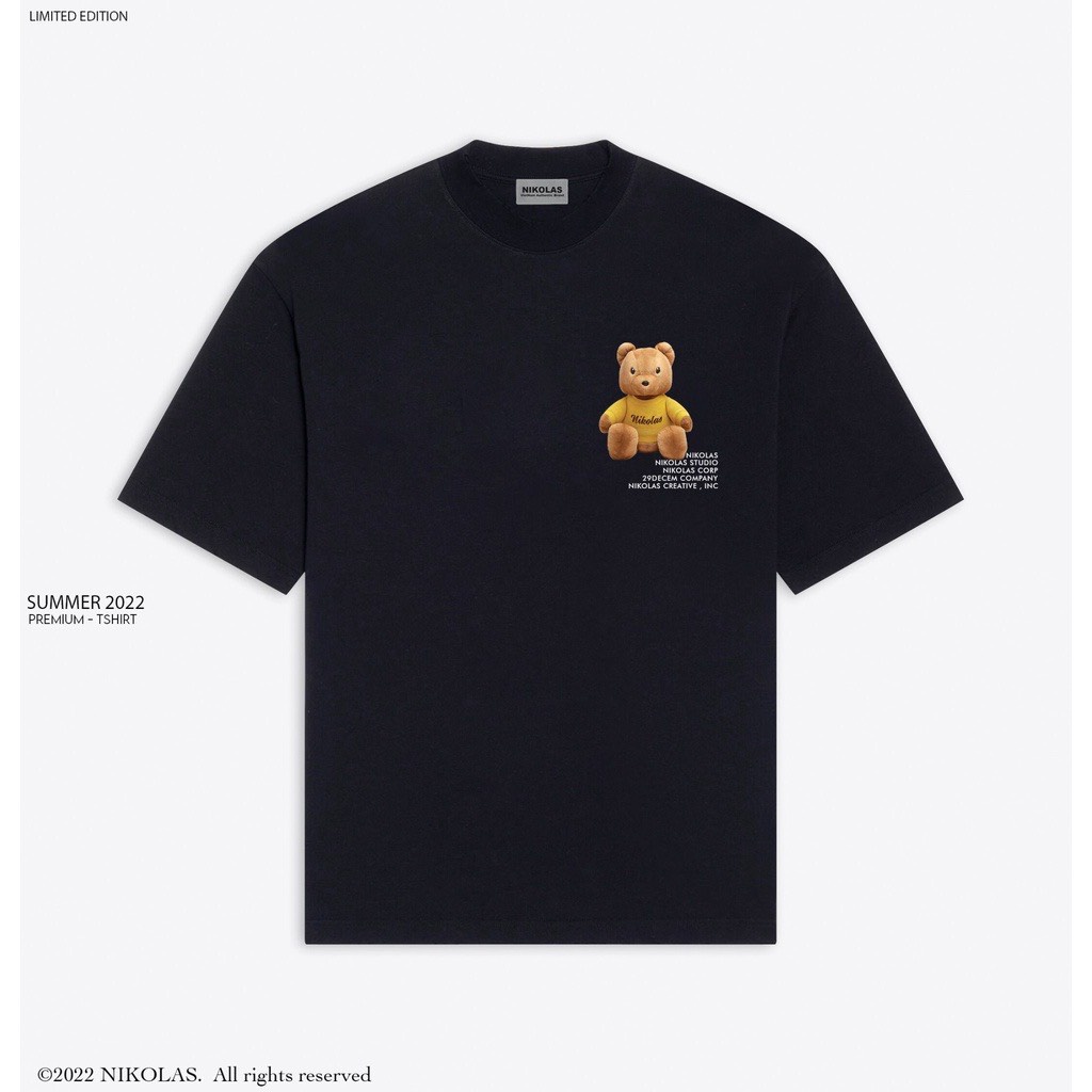 Áo thun trẻ em Nikolas 100% Cotton GOLDEN BE@R