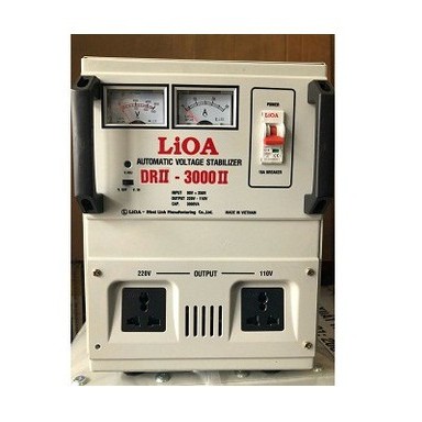 Ổn áp 1 pha LIOA DRII-3000 II 3.0kVA điện áp vào 50V - 250V ( Thế hệ mới 2018 )