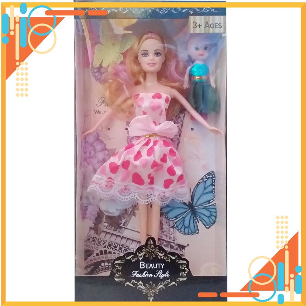 Giảm Giá Sốc (MUA 1 TẶNG 1) Đồ chơi Búp bê Barbie – mua búp bê lớn tặng kèm búp bê nhỏ