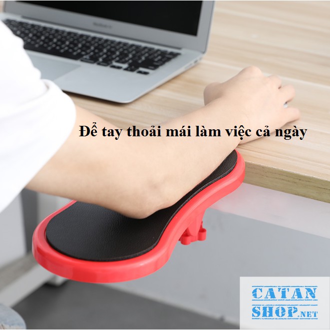 Đệm kê tay chuột chống mỏi, chống thoái hóa cổ tay xoay 180 độ tiện dụng khi sử dụng máy tính văn phòng, chơi game