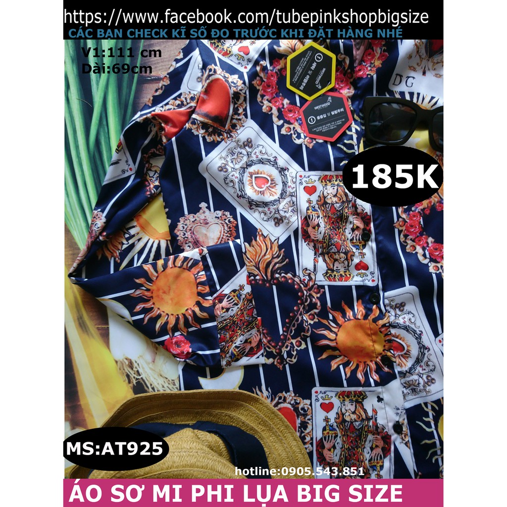 áo sơ mi phi lụa hàn quốc bigsize