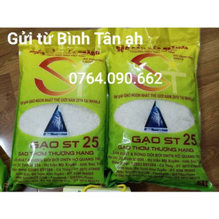Gạo ST25 NGON NHẤT THẾ GIỚI (Hàng Thật)