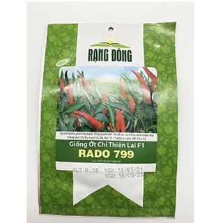 Hạt giống ớt chỉ thiên lai f1 rạng đông rado 799