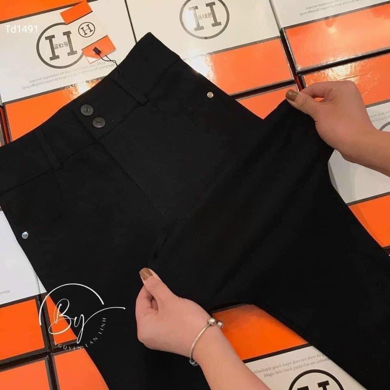 QUẦN LEGGING HM CẠP CAO KÈM 2 KHUY CÓ VỎ HỘP GIÁ SIÊU RẺ (HÀNG CHẤT LƯỢNG CAO)