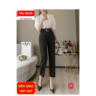QUẦN TÂY CÔNG SỞ NỮ LƯNG KIỂU CAO DÁNG ÔM ms04