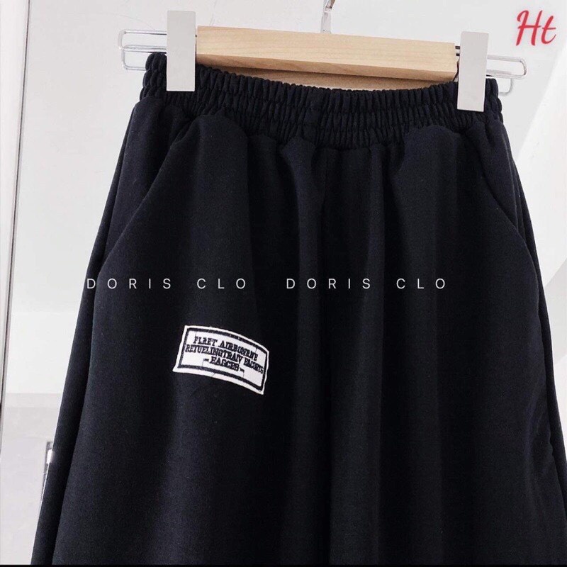 Quần jogger nam ống rộng chất nỉ bông mềm mịn hàng chuẩn shop