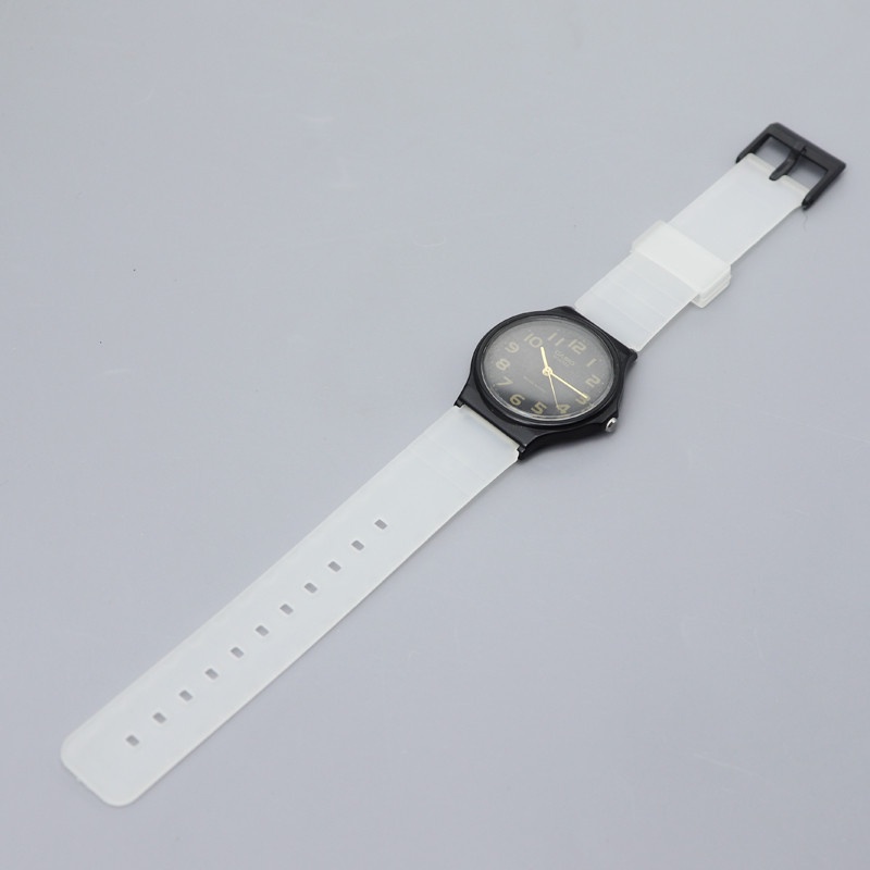 Dây Đeo Cao Su 16mm Màu Đen Chống Nước Cho Đồng Hồ Casio MQ-24 58 MQ-71 MW-59