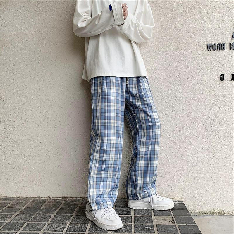 Quần jogger nam Mavota quần kẻ caro ống rộng hottrend Unisex QKRG029