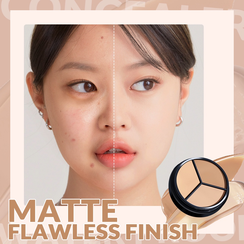 Bảng Phấn Che Khuyết Điểm SACE LADY Che Phủ Quầng Thâm Chống Thấm Nước Lâu Trôi Trọng Lượng Nhẹ JP5