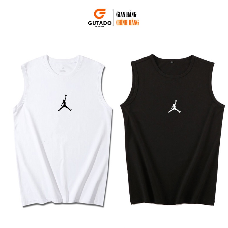 Áo ba lỗ tanktop in hình cậu bé thun lạnh cổ tròn form rộng sát nách tập gym co giãn mùa hè