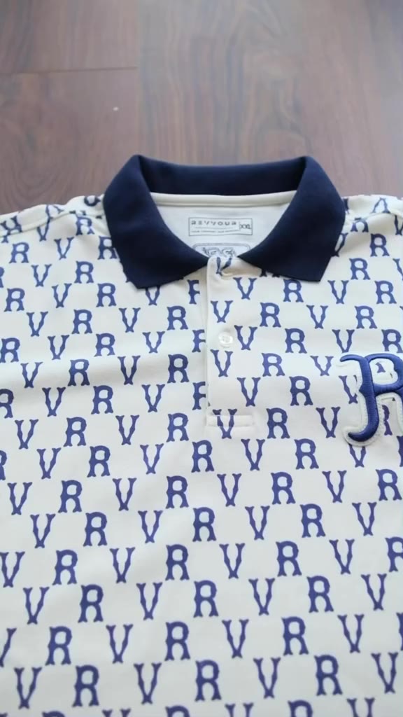 Áo Polo Nam Magu Monogram Cotton Cao Cấp Mát Mẻ, Mềm, Mịn,Phong Cách,Sang Trọng - REVVOUR | BigBuy360 - bigbuy360.vn