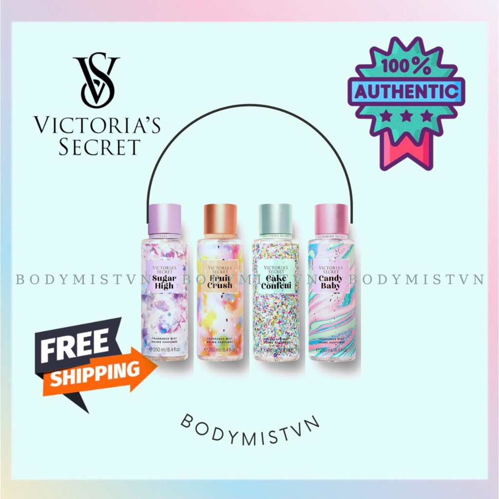 🤎 𝐁𝐨𝐝𝐲𝐦𝐢𝐬𝐭𝐯𝐧 - Xịt Thơm Toàn Thân Body Mist - Sugar High 🤎