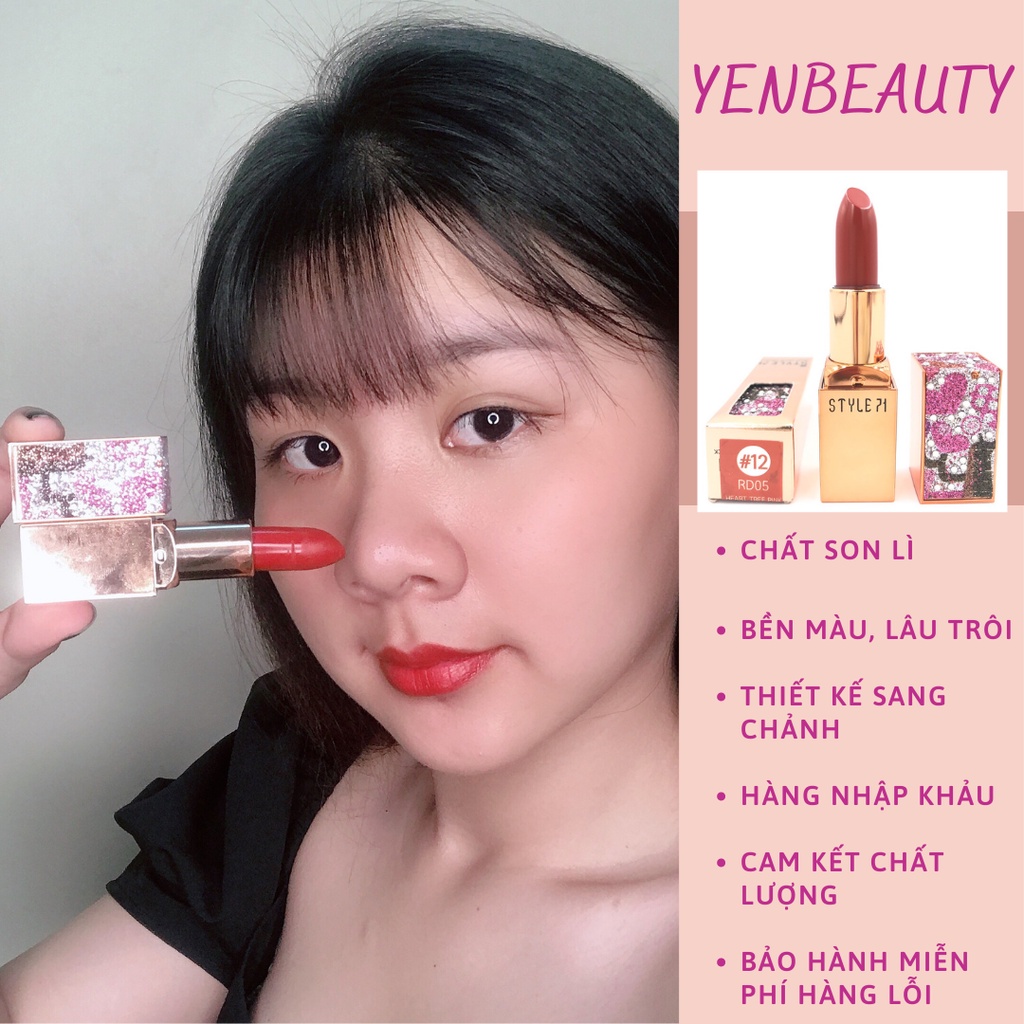 Son môi chính hãng hàn quốc style 71, son lì không trôi dưỡng ẩm mềm môi