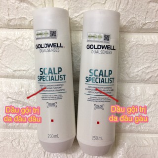 DẦU GỘI CHO DA ĐÀU DẦU VÀ BẾT NHỜN GOLDWELL DÊP CLEANSING SHAMPOO 250ML
