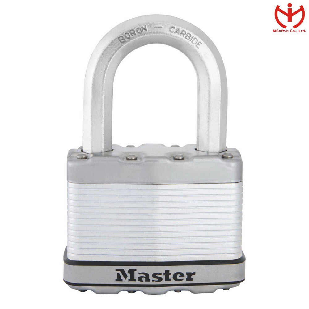 [Hỏa tốc HCM] Khóa chống cắt Master Lock M15 XDLF thân thép rộng 64mm - MSOFT