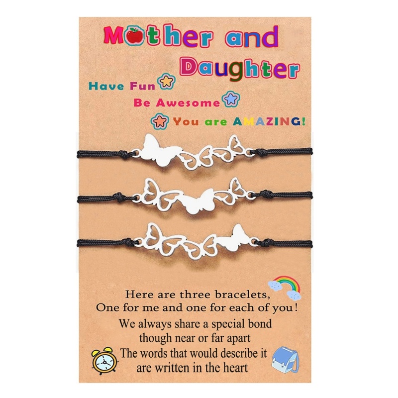 Set 2 Vòng Tay Dây Sáp Bện Bằng Thép Không Gỉ Phong Cách Âu Mỹ