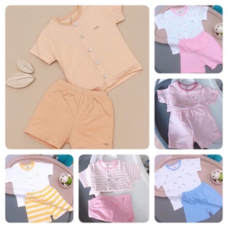 Bộ cộc cúc giữa nu vải mát các mẫu