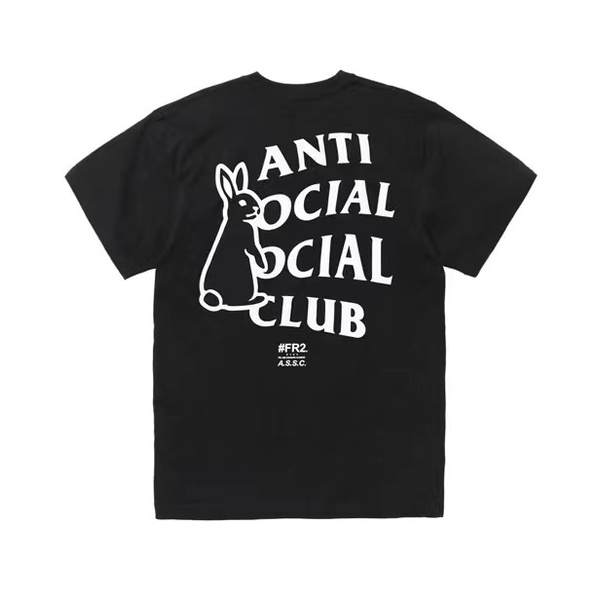 Áo Thun Tay Ngắn In Hình FR2 joint ASSC Anti Social Club Cá Tính Cho Nam Và Nữ