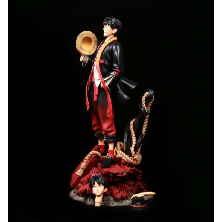 Mô hình vua hải tặc Luffy mỏ neo 37cm - One piece