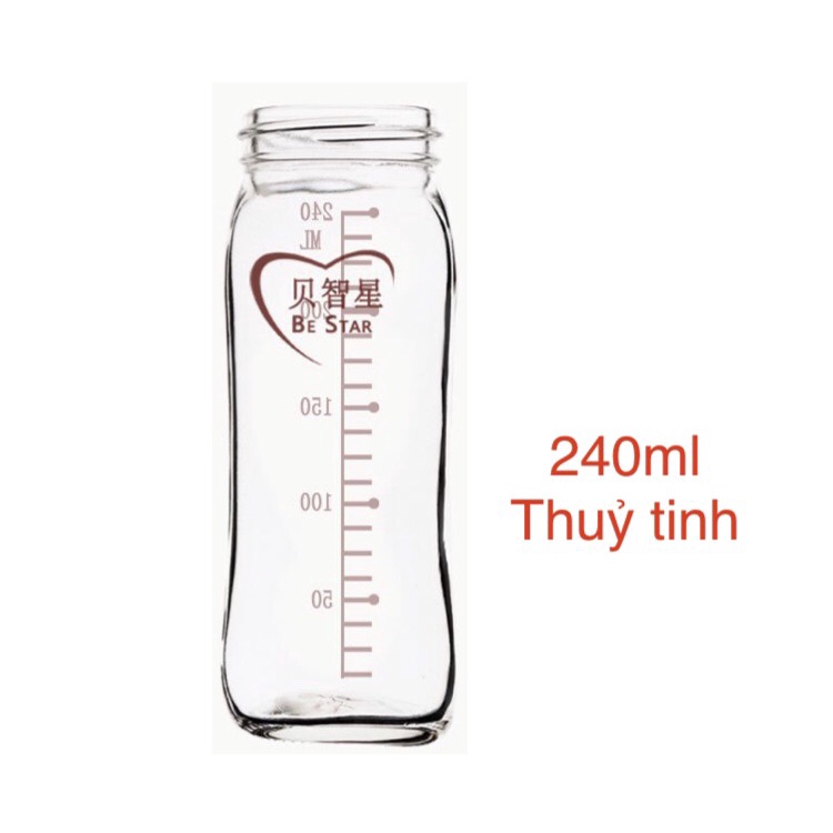 Thân bình sữa thủy tinh cổ rộng / cổ hẹp thay thế Pi geon