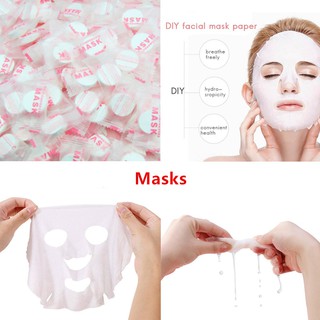 Set 10 Mặt Nạ Nén Dùng Một Lần Hình Viên Kẹo DIY